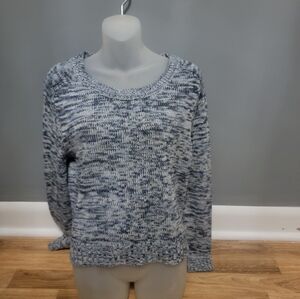 Size M Divided Mixed blues Knit Sweater